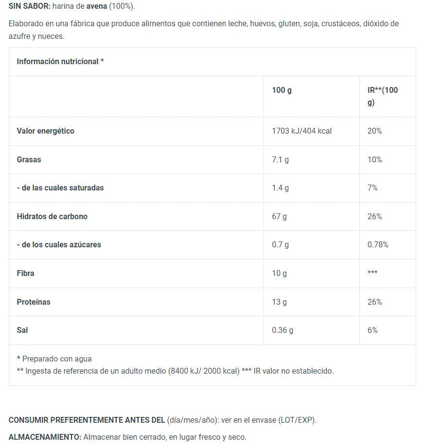 Avena Instantánea Biotech 1000 G Neutral_5