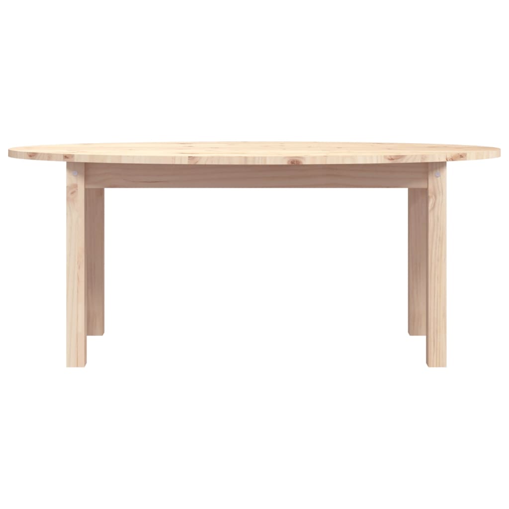 Mesa De Centro De Madera Maciza De Pino 110x55x45 Cm_3