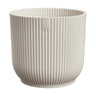 Maceta Blanco Lino Vibes Fold Round Elho 16cm 100% reciclado