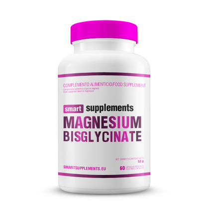 Bisglicinato De Magnesio 250mg - 60 Cápsulas Vegetales - Magnesio - Smart Supplements_0