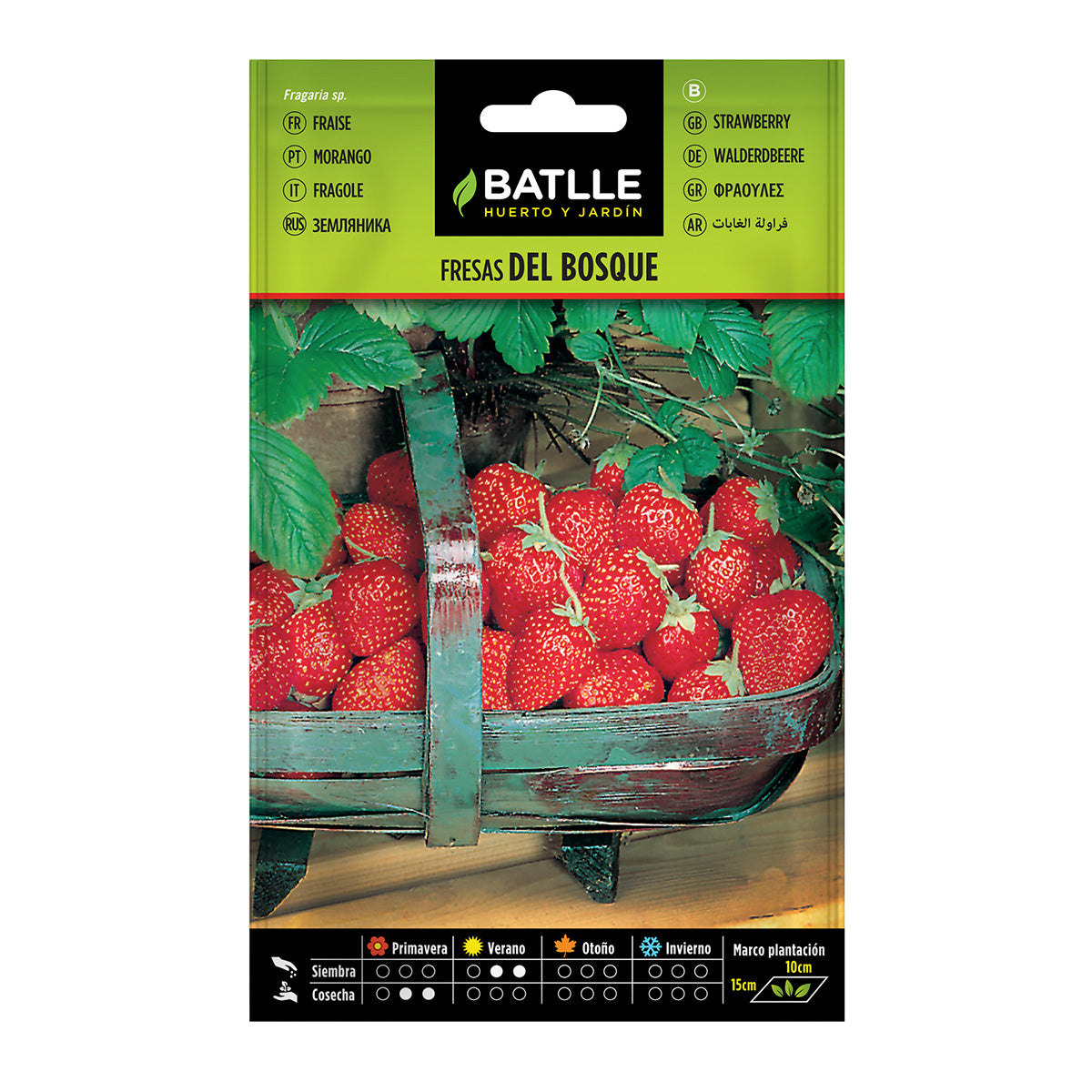Sementes de Morango da Floresta Batlle