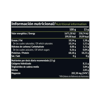 Elixir: Colagénio + Óleo MCT, 450 g Paleobull Elixir Cacau 450 g