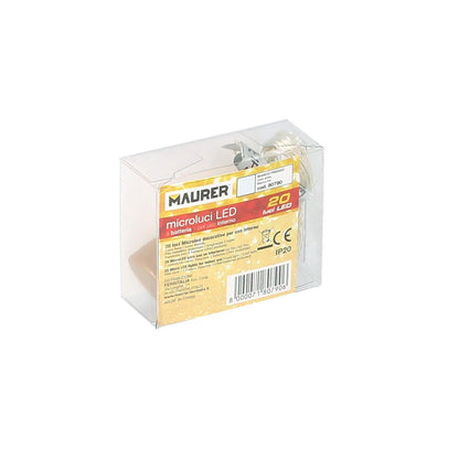 Luces Navidad Guirnalda Led Con Tapon 20 Microled Blanco Frio Ip20. A Pilas 3 Lr44 (si Incluidas)_2