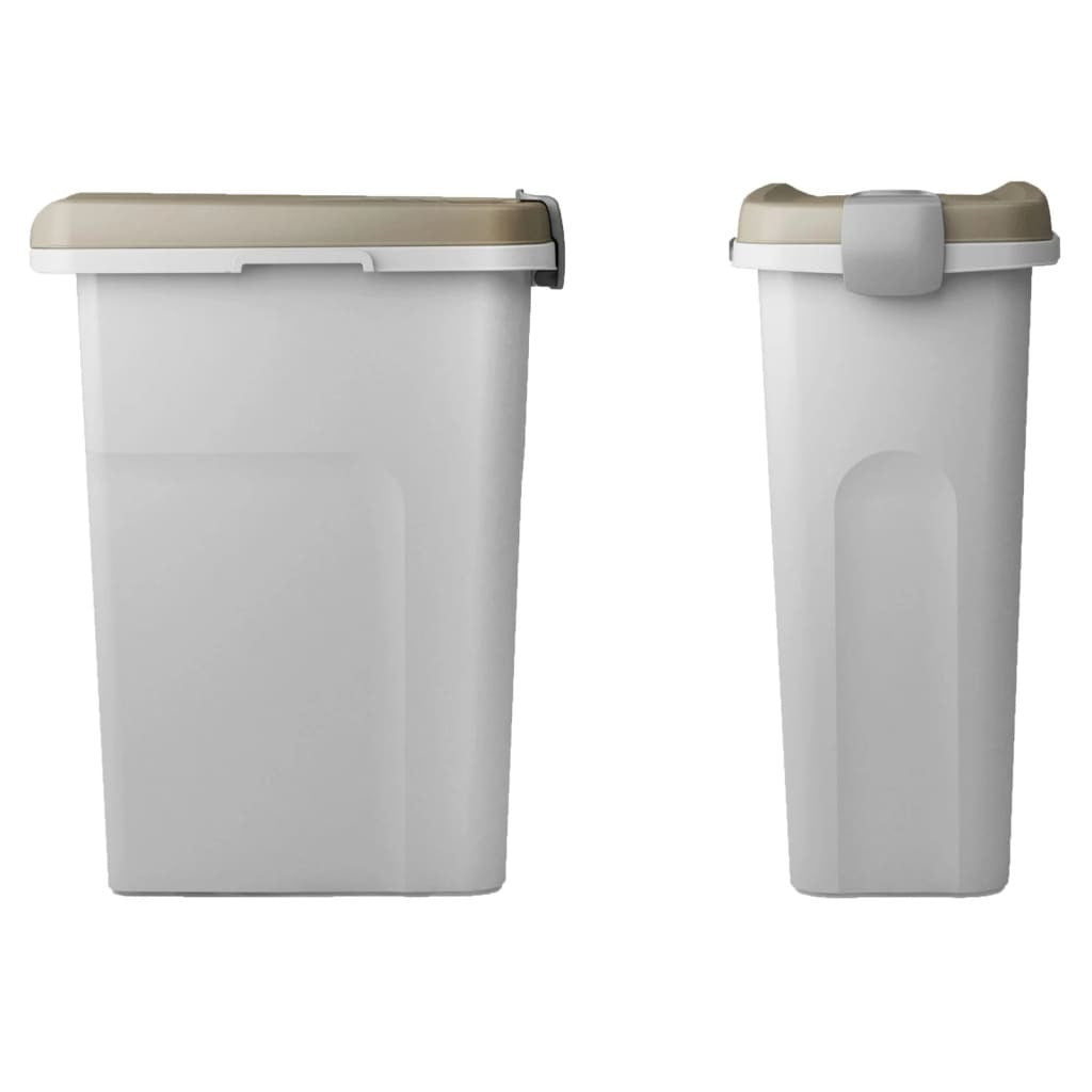 Kerbl Contenedor De Pienso De Mascotas Blanco Y Marrón 25l 39x24x51 Cm_2