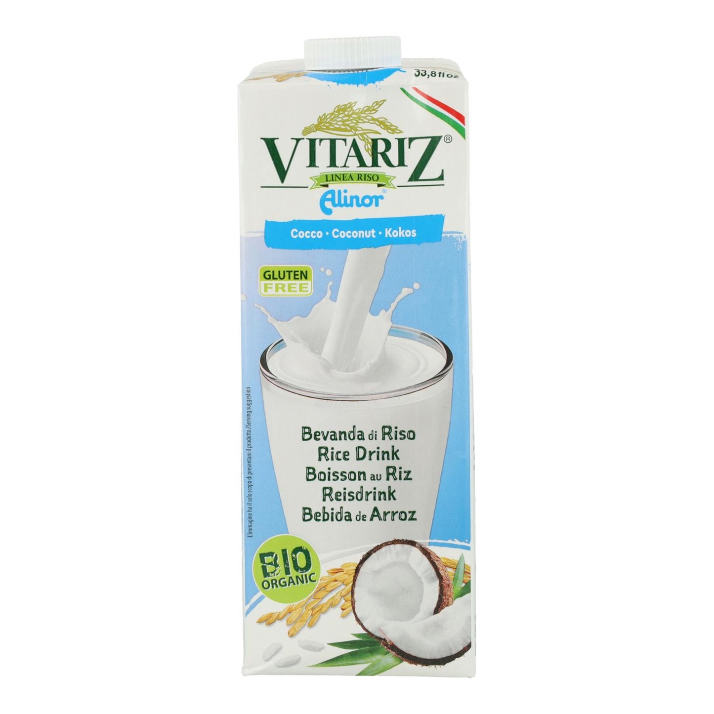 Pack de 6 bebidas Vitariz de arroz e coco 1 L