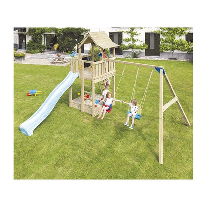 Parque Infantil Masgames Pagoda L Con Columpio Individual._2