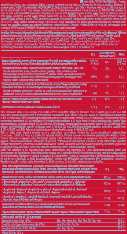 100% Whey Protein Professional - 500g - Caramelo Salado - Proteina De Suero Whey - Scitec Nutrition_5