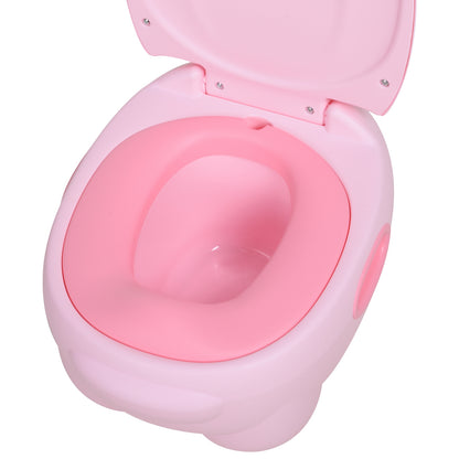 Homcom Orinal Extraíble 2 En 1 Para Bebés Con Forma De Hipopótamo 40x30x23 Cm_3