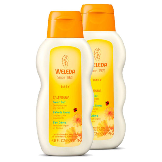 Pack Promocional 2 unidades Creme de Banho Calêndula Weleda 200 ml 