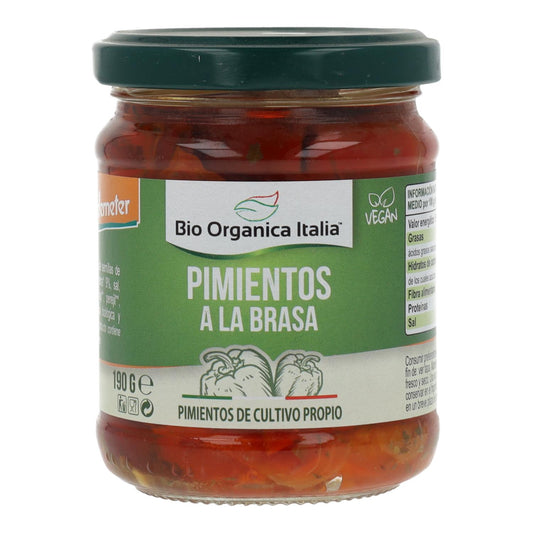 Pimentos Grelhados em Óleo Biológico Demeter Organica 190 gr