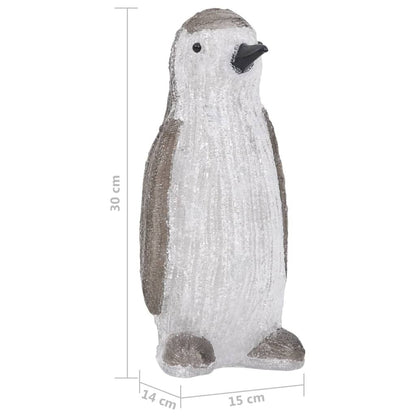 Vidaxl Figura De Pingüino De Acrílico Navideño Led 30 Cm_2