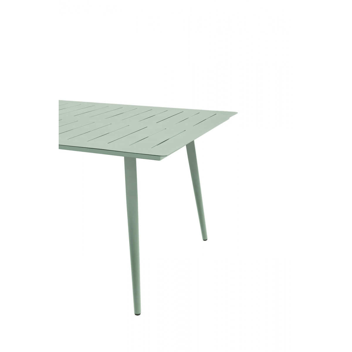 Mesa De Jardín Rectangular Para 8 Personas Inari Romero Verde Aluminio 200x100cm - Muebles De Jardín_1