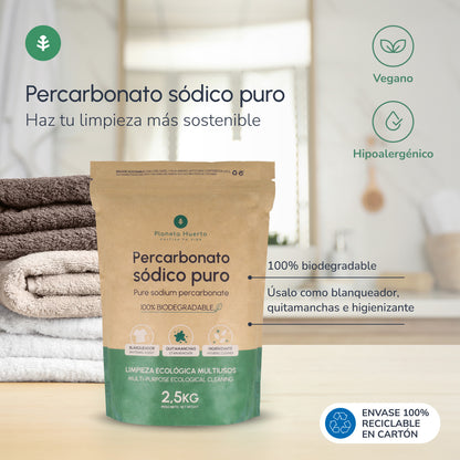 Embalagem 3x Planeta Huerto Percarbonato de Sódio 2,5 kg