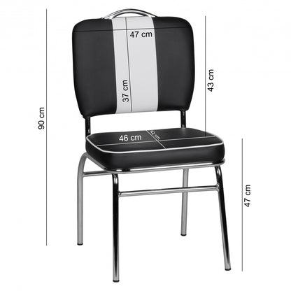 Silla De Comedor Vintage Y Ergonómica, Modelo Wl1.716_2