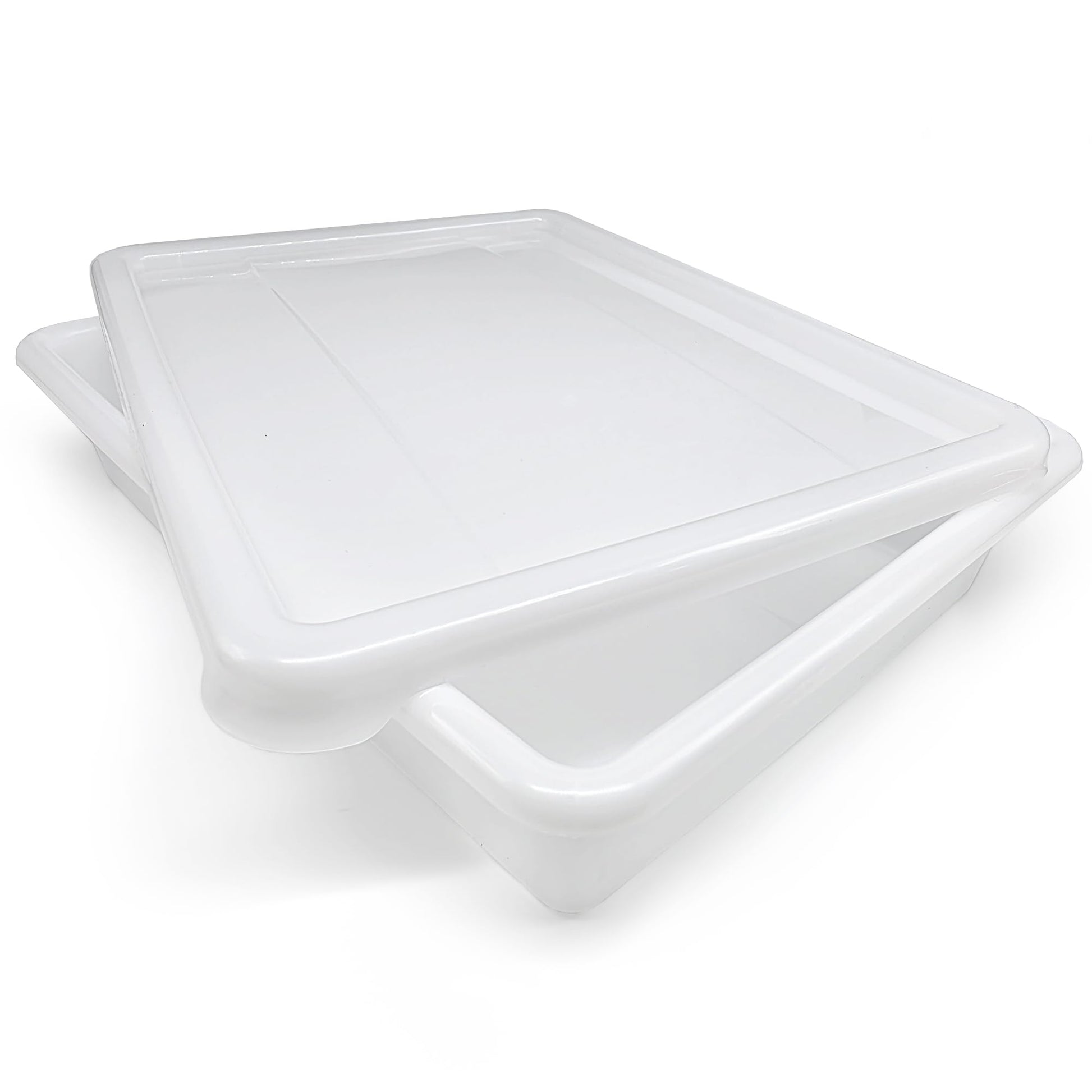 9 Bandejas Uso Alimentario Con Tapa: 15l Sin Bpa's (55,3 X 41 X 9,3cm) - Cocinas, Restaurantes, Pescaderías, Catering_0