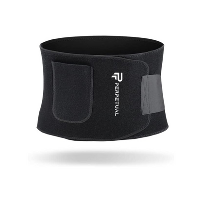 Faja Compresiva Perpetual Neopreno Gimnasio Deporte Reductora Cinturón Lumbar_0