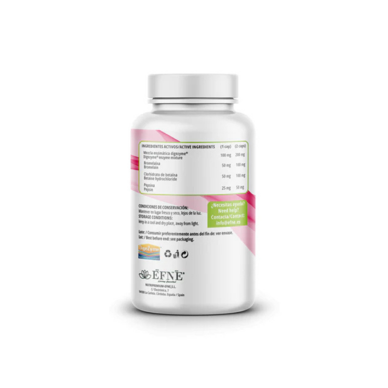Super Enzimas Efne (amilasa/proteasa/celulasa/lactasa/lipasa) 90 Cápsulas_1