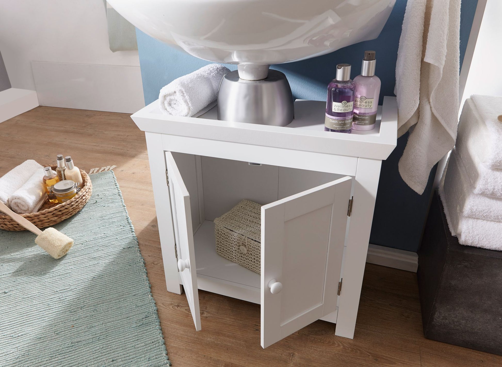 Mueble De Baño Sólido Y Duradero Modelo Wl1.350_4