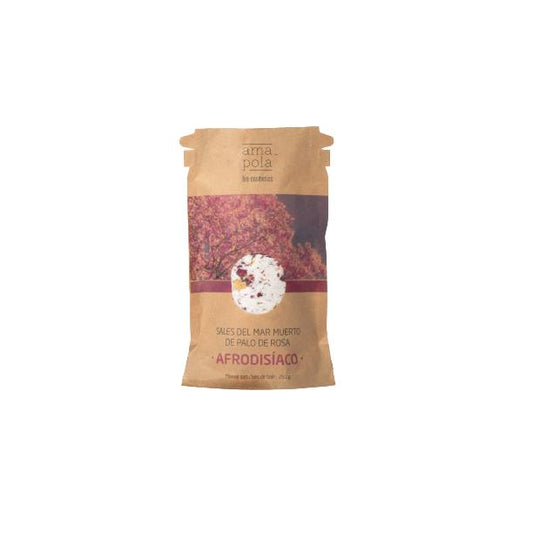 Sais do Mar Morto Afrodisíaco de Pau-rosa Amapola Biocosmetics 250 g
