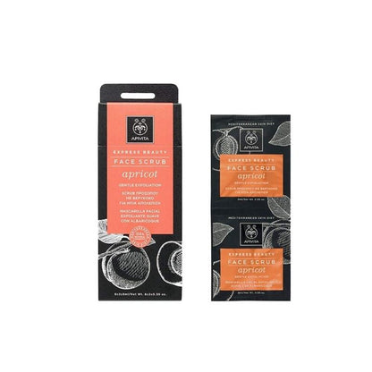 Apivita Express Beauty Gel Esfoliante de Damasco 2 x 8 ml