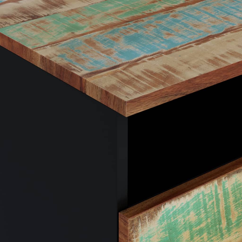 Mesa De Centro Madera Reciclada Y Contrachapada 80x54x40 Cm_4