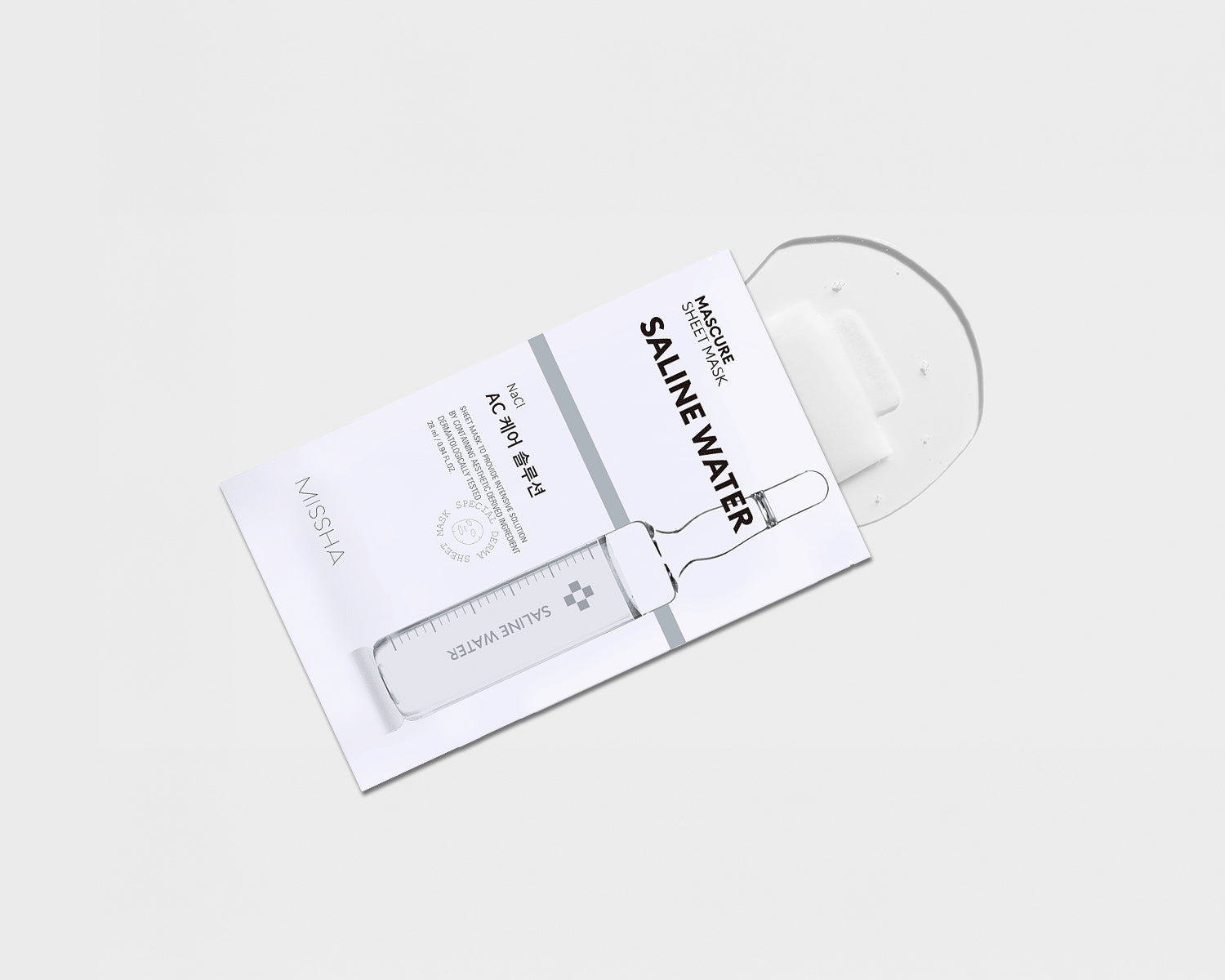 Missha Mascure Ac Care Solution Sheet Mask [nacl] (28ml) - Mascarilla Agua Salina_1