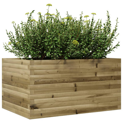Jardinera De Madera De Pino Impregnada 90x60x45,5 Cm_3