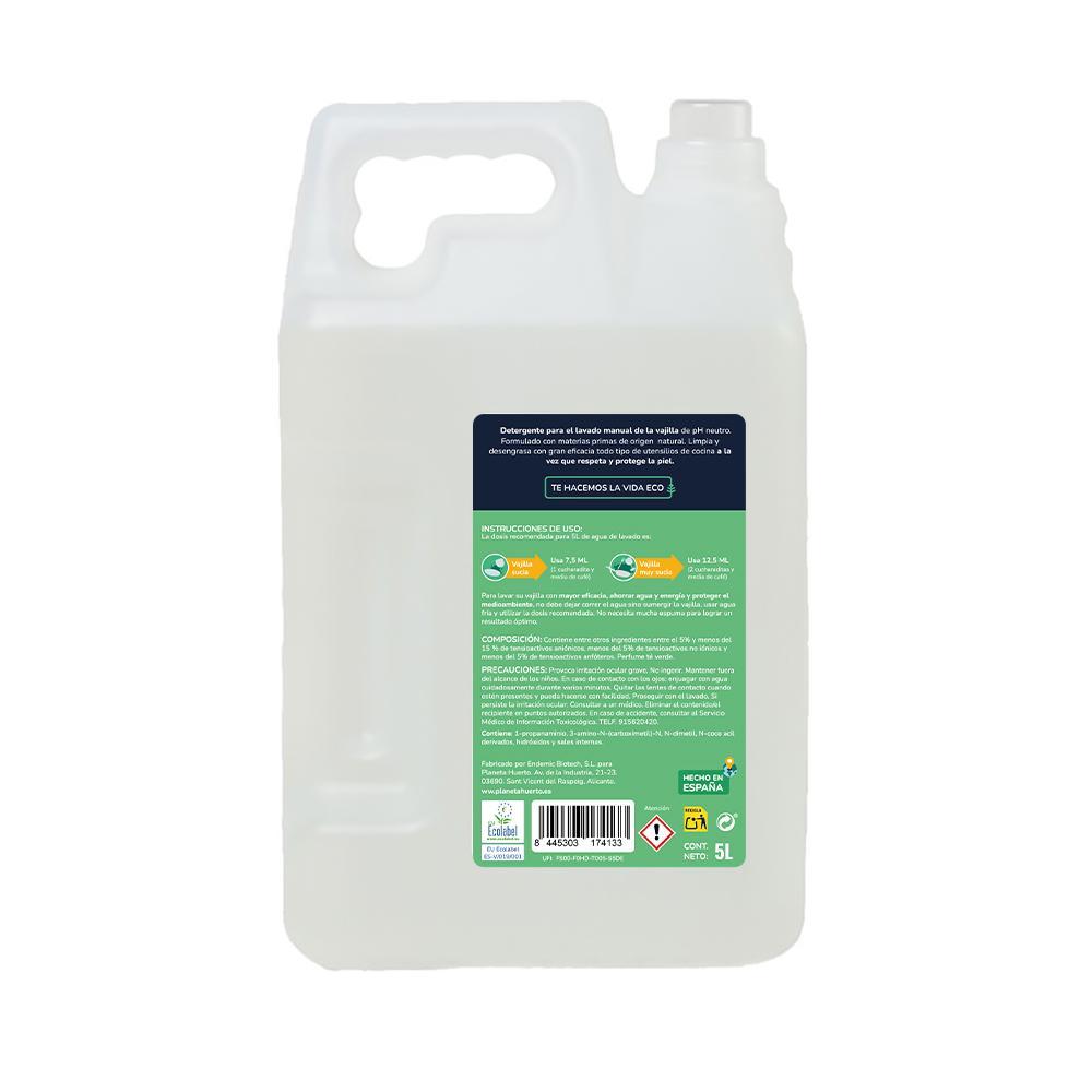Pack de 6 Chá Verde Planeta Huerto ECO para Máquina de Lavar Louça Manual 5L