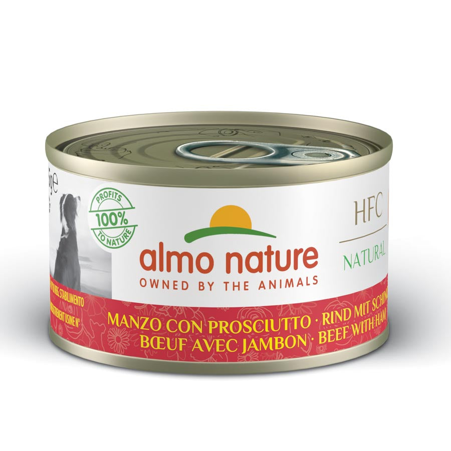 24ux95gr Lata De Comida Almo Para Perro Hfc De Buey Y Jamón_0