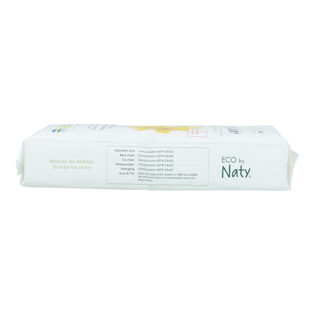 Almofadas normais Naty sem asas 14 unidades