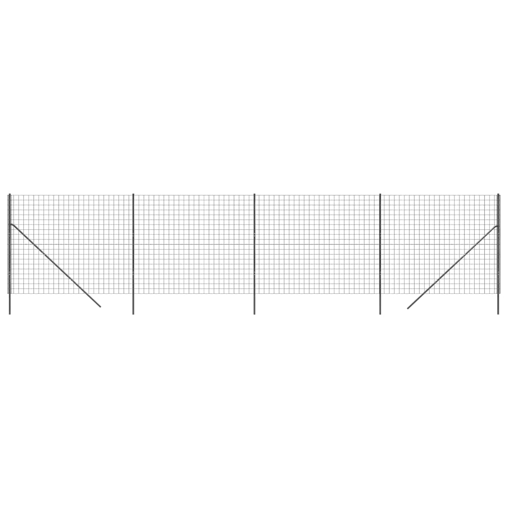 Cerca De Alambre De Acero Galvanizado Gris Antracita 1,4x10 M / Vetonek_1