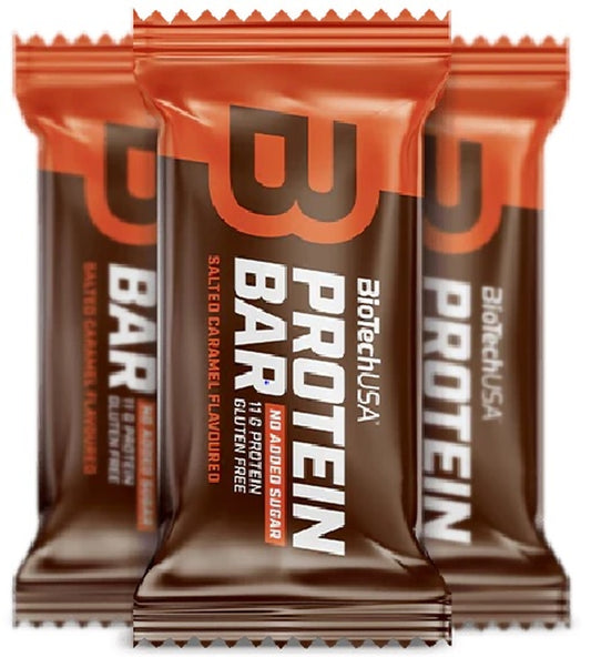 Barritas De Proteína Biotech 20 X 35 G Caramelo Salado_0