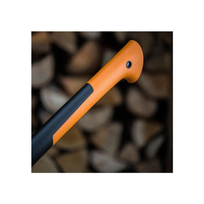 Fiskars 1015642, Hacha De Un Solo Filo, Hacha, De Plástico, 1 Pieza(s), Acero, Negro, Amarillo_1