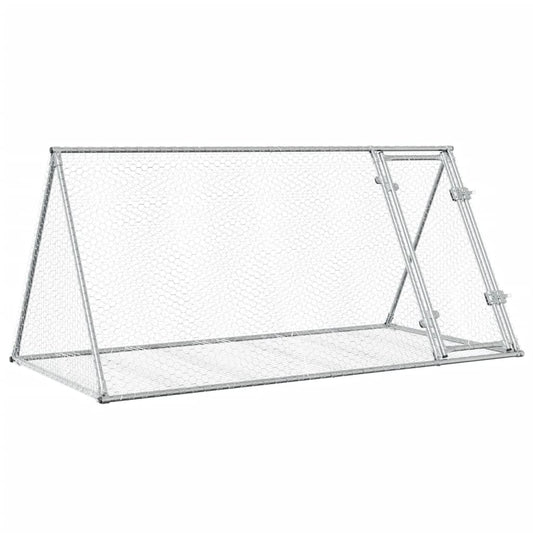 Conejera Acero Galvanizado Plateado 200x105x91 Cm_0