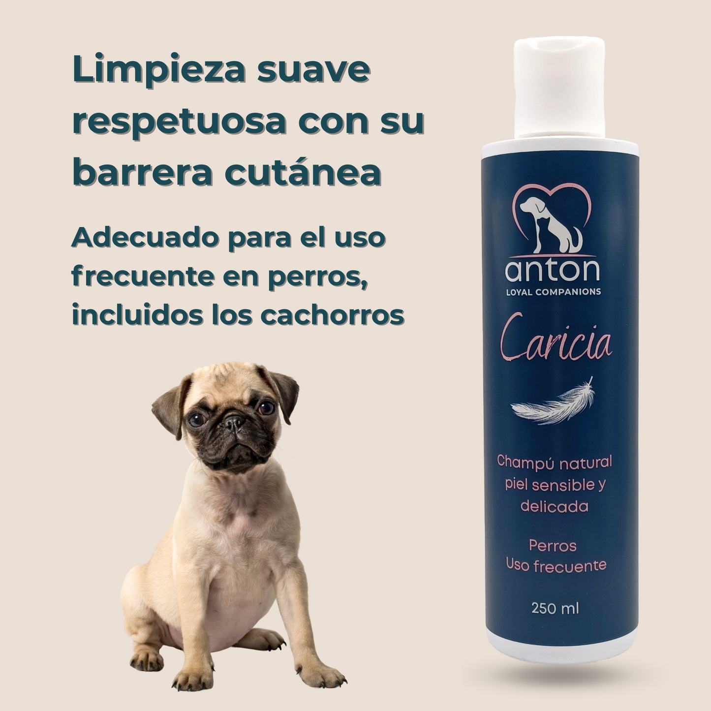 Champú natural para perros Caricia -  Piel sensible - 250 ml_1