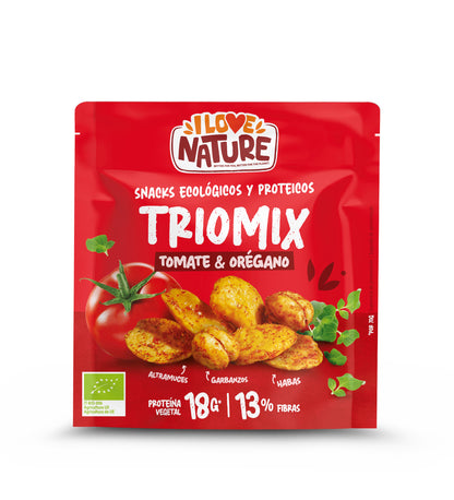Snack protein Triomix tomate-orégano I Love Nature 70 g