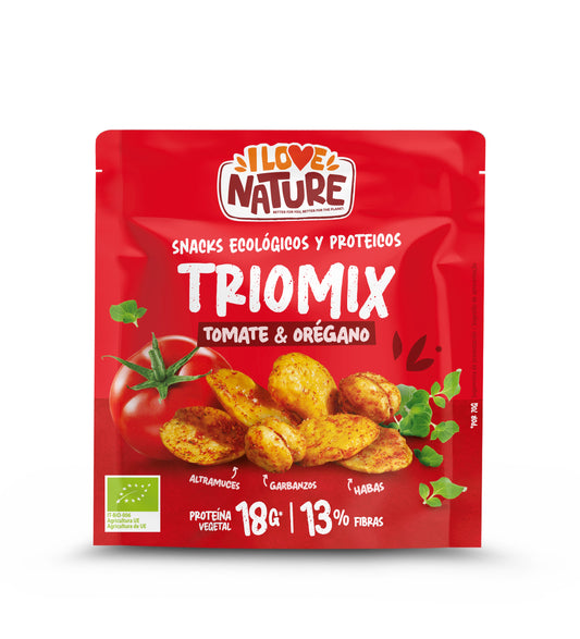 Snack protein Triomix tomate-orégano I Love Nature 70 g