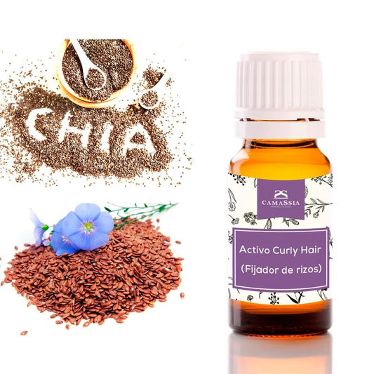 Active Curly Hair Caracóis duradouros e sem frizz, 10ml. Camassia
