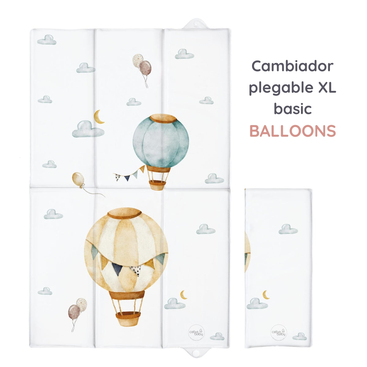 Cambiador Plegable Xl Basic Balloons_1