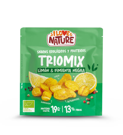 Snack protein Triomix limón-pimienta I Love Nature 70 g