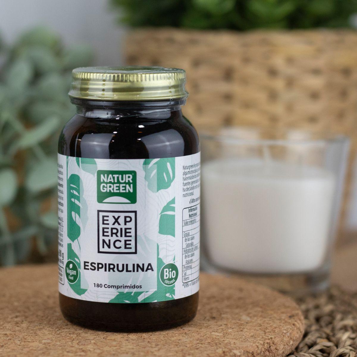 Naturgreen Spirulina 180 comprimidos de 500mg