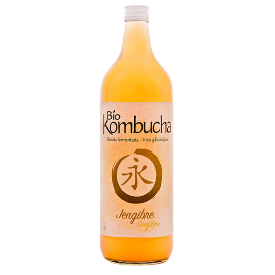Biokombucha Jengibre 1l Viva Sin Gas Añadido_0