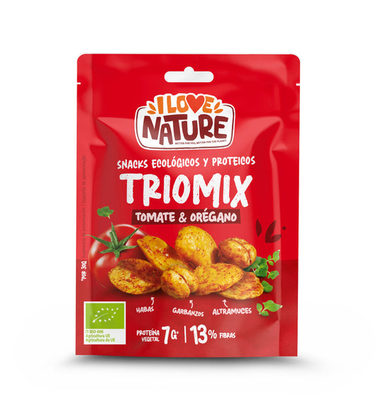 Snack protein Triomix tomate-orégano I Love Nature 30 g