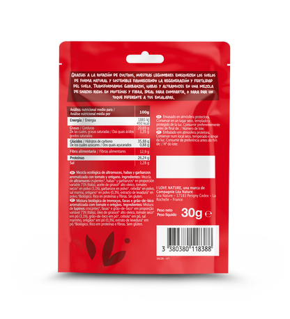 Snack protein Triomix tomate-orégano I Love Nature 30 g