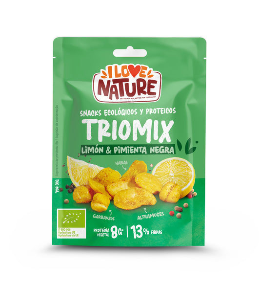 Snack protein Triomix limón-pimienta I Love Nature 30 g