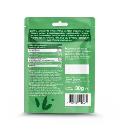 Snack protein Triomix limón-pimienta I Love Nature 30 g