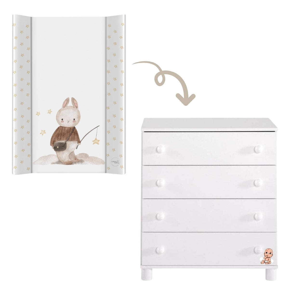 Cambiador Perfilado Para Cómoda Basic Dreamer_3