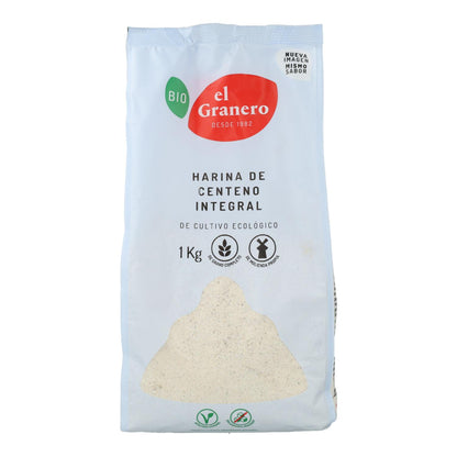 Farinha de Centeio Integral Biológica El Granero 1 kg