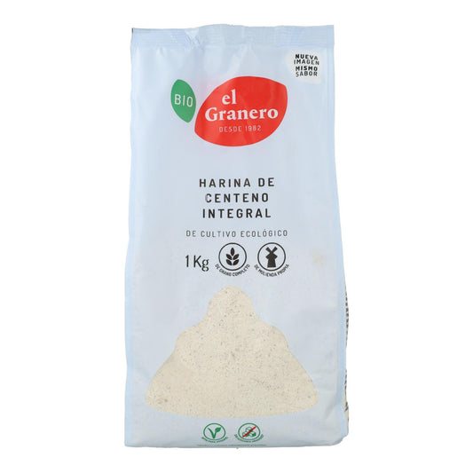 Farinha de Centeio Integral Biológica El Granero 1 kg