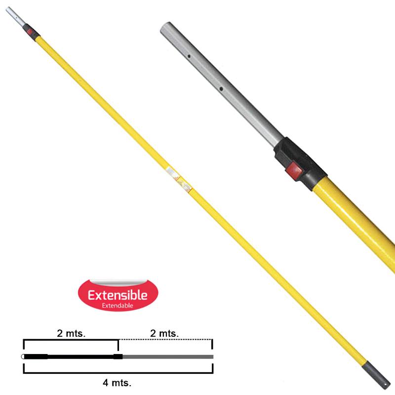 Mango Samurai Extensible Aluminio 2,0+2,0 Metros_0